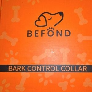 Orange Bark Control Dog Collar